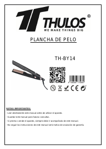 Manual de uso Thulos TH-BY14 Plancha de pelo