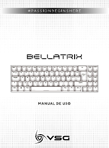 Manual de uso VSG Bellatrix Teclado