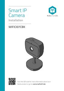 Посібник Nedis WIFICI07CBK IP-камера