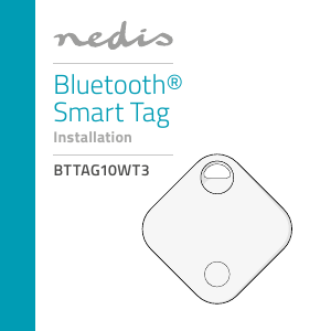 Handleiding Nedis BTTAG10WT3 Bluetooth tracker