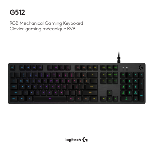 Manual Logitech G512 Keyboard