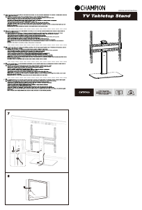 Handleiding Champion CHTF700 Monitorarm