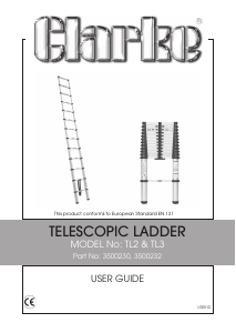 Handleiding Clarke TL 3 Ladder