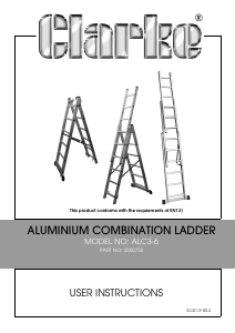 Handleiding Clarke ALC 3-6 Ladder