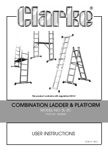 Manual Clarke SL 2C Ladder