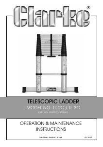 Handleiding Clarke TL 3C Ladder
