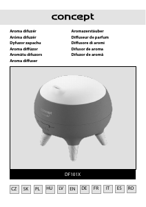 Manual de uso Concept DF1010 Difusor de aroma