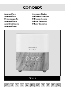 Manual de uso Concept DF2010 Difusor de aroma