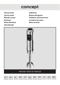 Manual de uso Concept TM5510 Batidora de mano