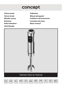 Manual de uso Concept TM5500 Batidora de mano