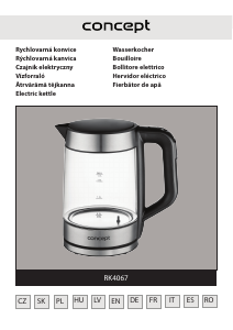 Manual Concept RK4067 Kettle