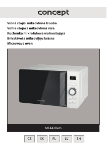 Manuál Concept MT4420WH Mikrovlnná trouba