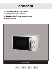 Manual Concept MT2020WH Microwave