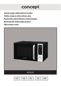 Manuál Concept MT5523 Mikrovlnná trouba