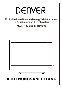 Bedienungsanleitung Denver LED-2256DVBTS LED fernseher