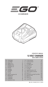 Manuale EGO CHT2001E Caricabatterie