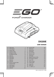Manual EGO CH3200E Încărcător de baterie
