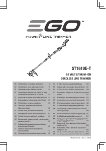 Руководство EGO ST1613E-T Триммер для газона