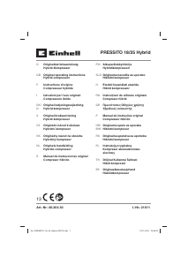 Handleiding Einhell PRESSITO 18/25 Hybrid Compressor