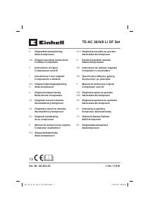 Használati útmutató Einhell TE-AC 36/6/8 Li OF Set Kompresszor