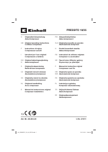 Mode d’emploi Einhell PRESSITO 18/25 Compresseur