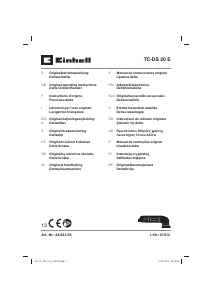 Manuale Einhell TC-DS 20 E Levigatrice a delta