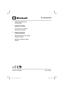 Manual de uso Einhell TC-PG 25/1/E5 Generador
