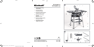 Manual Einhell TC-TS 2025/1 U Table Saw