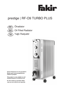 Bedienungsanleitung Fakir RF-09 Turbo Plus Heizgerät