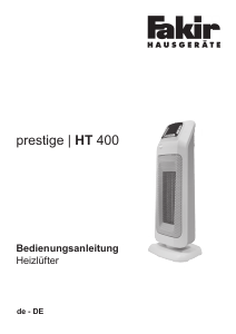 Bedienungsanleitung Fakir HT 400 Heizgerät