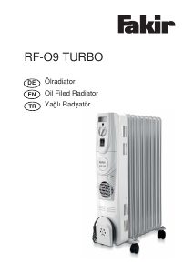 Kullanım kılavuzu Fakir RF-09 Turbo Isıtıcı