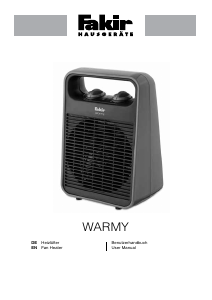 Manual Fakir Warmy Heater