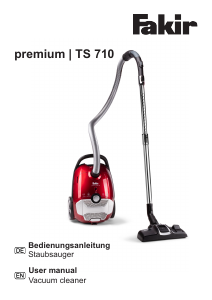 Manual Fakir TS 710 Premium Vacuum Cleaner
