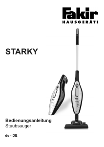 Manual Fakir HS 160 Starky Vacuum Cleaner