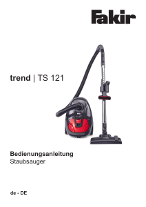 Bedienungsanleitung Fakir TS 121 Trend Staubsauger