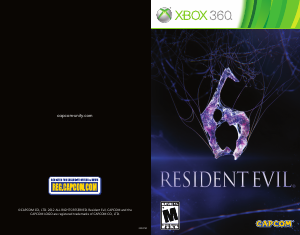 Manual Microsoft Xbox 360 Resident Evil 6