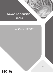 Návod Haier HW50-BP12307 Práčka