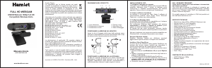 Manuale Hamlet HWCAM1080-HE Webcam