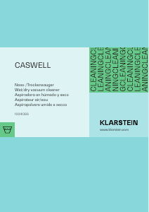 Manual Klarstein 10041366 Caswell Vacuum Cleaner