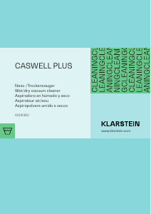 Manual de uso Klarstein 10041383 Caswell Plus Aspirador