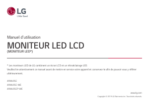 Mode d’emploi LG 49WL95CP-W Moniteur LED