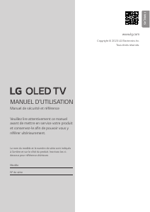 Mode d’emploi LG OLED65C35LA Téléviseur OLED