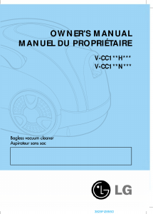 Mode d’emploi LG V-CC180HTR Aspirateur