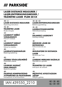 Bedienungsanleitung Parkside IAN 439550 Laser-entfernungsmesser