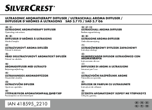 Priručnik SilverCrest IAN 418595 Aroma difuzor