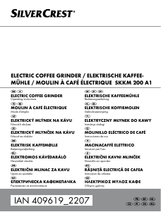 Priručnik SilverCrest IAN 409619 Mlinac za kavu