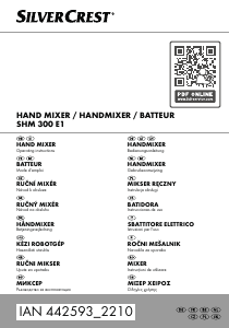Manual SilverCrest IAN 442593 Mixer de mână
