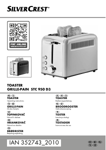 Bedienungsanleitung SilverCrest IAN 352743 Toaster