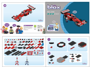 Manual Wilko Blox set 0496321 City Race car