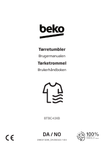 Bruksanvisning BEKO BTBC43XB Tørketrommel